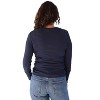 Women's Fitted Long Cuff Tee - bobi - 3 of 4