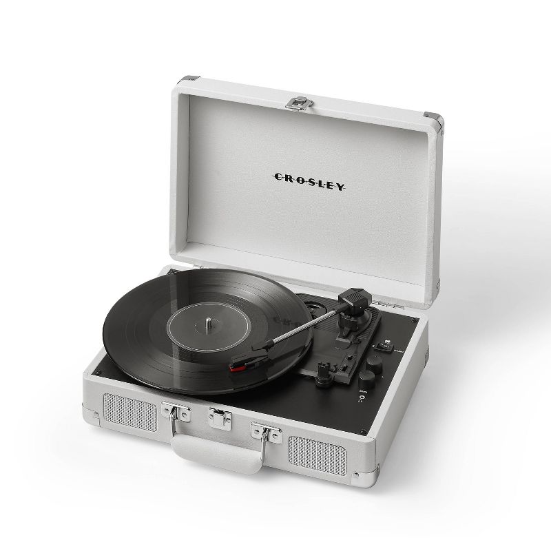Crosley Cruiser Plus Bluetooth Vinyl Record Player - White Sand, 1 of 18