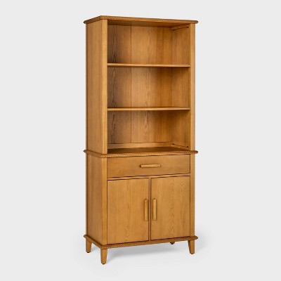 72" Azorella Bookshelf Oak Brown - Threshold™ designed with Studio McGee