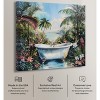 Art Remedy Paradise Bathtub Tropical Bathroom Wall Art Unframed - 3 of 4