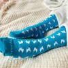 Rabbits and Hearts Patterned Socks (Women's Sizes Adult Medium) from the Sock Panda - image 2 of 4