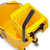 Dryser 33 Quart Commercial Mop Bucket with Side Press Wringer - 4 of 4