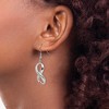 Black Bow Jewelry Polished Infinity Symbol Dangle Earrings in Stainless Steel - 3 of 4
