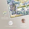 Art Remedy Golden Henri Edmond Cross - Garden at Saint Clair Impresionism Landscape Wall Art, 45" x 30", White Frame - 4 of 4