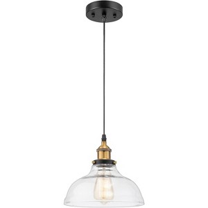 Fine Art Lighting Light Modern Glass Pendant Hanging Light Fixture, Black - 1 of 4