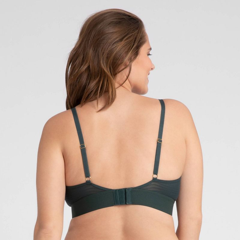 All.You. LIVELY Women's Busty Stripe Mesh Bralette, 3 of 5