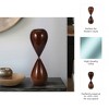Contemporary Hourglass Sculpture for Home Decor - Stylish Decorative Object for Family Game Night, Desk Decor, and Living Room Decoration - 3 of 4