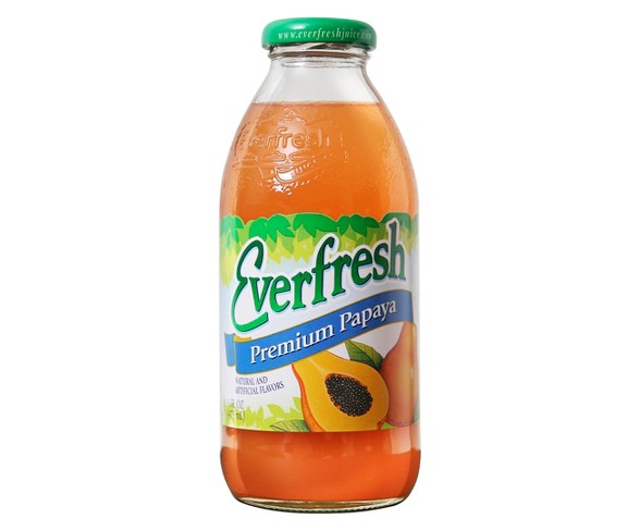 Everfresh Premium Papaya Juice - 16 fl oz Glass Bottle