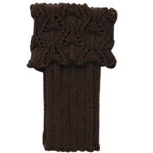INSPIRE CHIC Women's Knitted Solid Color Warm Knee High Length Ribbed Leg Warmers - 1 of 4