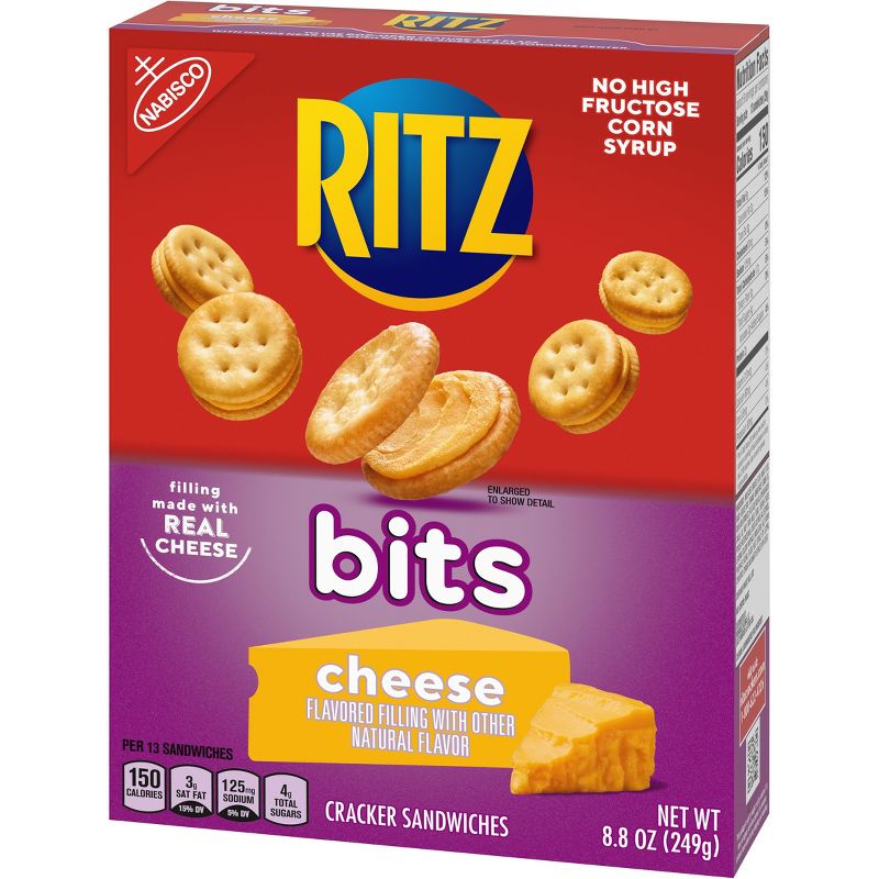 Ritz Bits Cracker Sandwiches with Cheese - 8.8oz, 3 of 13