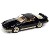 1986 Pontiac Firebird T/A Black with Champagne Gold Accents "Muscle Cars USA" Series 1/64 Diecast Model Car by Johnny Lightning - 2 of 4