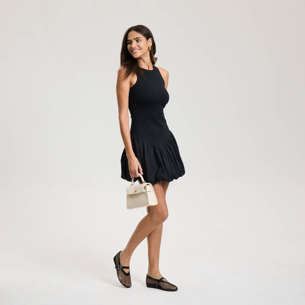 Vestido mini bodycon de punto sin mangas con dobladillo burbuja para mujer - A New Day™ 3