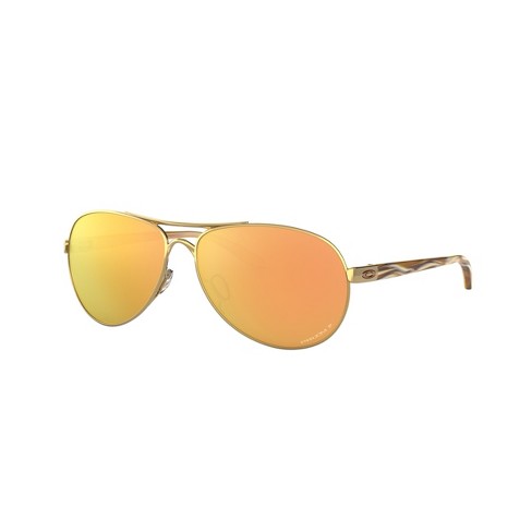Oakley Feedback Oo4079 59mm Women's Oval Sunglasses Polarized Rose Gold  Lens : Target