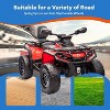12V Kids ATV, Ride On Toy Car, Ride On ATV, Electric ATV Vehicles, 2 Seater Spacious Seat, 2 Speeds, LED Lights, Spring Suspension, Bluetooth - 4 of 4
