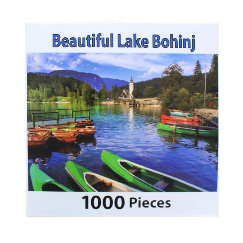 PuzzleWorks 1000 Piece Jigsaw Puzzle | Lake Bohinj, 3 of 7