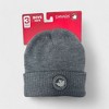 Canada Weather Gear Boys 3-Pack Beanie - Winter Knit Hat Set - Warm, Stylish & Comfortable Kids Beanies for Cold Weather - 3 of 4
