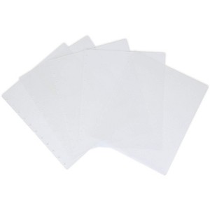Talia Plastic Discbound Discs and Covers. (Clear 5pk (no discs), Letter Set) - 1 of 2