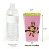 Big Dot of Happiness Pink Monkey Girl - Baby Shower or Birthday Favor Popcorn Treat Boxes - Set of 12 - 2 of 4