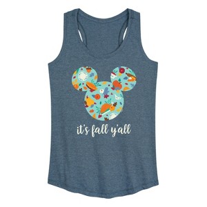 Women's - Disney - Its Fall Yall Graphic Racerback Tank - 1 of 4