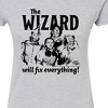Women's - Wizard of Oz - The Wizard Will Fix Everything Fitted Graphic T-Shirt - 2 of 4