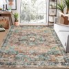 Washable Rug Large Area Rug for Living Room Soft Non-Slip Backing Stain Resistant & Low Pile Vintage Floor Carpet - 2 of 4