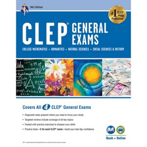 Clep(r) General Exams Book + Online, 9th Ed. (Includes College Math, Humanities, Natural Sciences, and Social Sciences & History) - 9th Edition - 1 of 1
