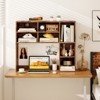 Tangkula Desktop Bookshelf Countertop Storage Hutch with 7 Cubes & 3 Adjustable Shelves Desk Organizer for Computer Desk - 2 of 4