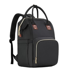 Itopfox Large Capacity Multifunction Diaper Backpack with Insulated Pockets for Baby Essentials, Travel & Daily Use - 1 of 4