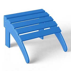 WestinTrends All-Weather Outdoor Patio Poly Adirondack Ottoman Footrest - 1 of 4