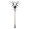 Pompeii3 3 Ct Oval Moissanite Solitaire Engagement Ring 14k White Gold - 2 of 4