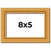 PosterPalooza | 8x5 Wood Antique Frame with UV Acrylic, 4 Finishes: Bronze, Gold, Silver, and Black - 2 of 4