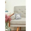 C&F Home 10" x 10" Elephant Knitted Small Petite Throw Pillow - 4 of 4