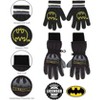 Batman Boys with Knit and Insulated Ski Glove, 3-Piece Set (Ages 4-7) - 4 of 4