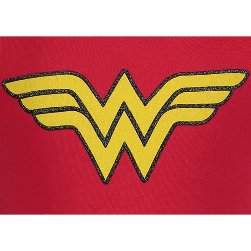 DC Comics Justice League Batman Superman Wonder Woman Toddler Girls 4 Pack T-Shirts Batgirl/Supergirl/Wonder Woman , 4 of 8