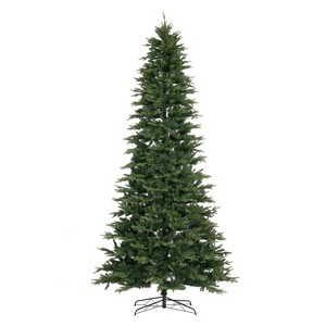11ft. Fir Natural-Look Artificial Christmas Tree with 1250 Clear LED Lights and 4222 Branches – Grand Festive X-Mas Tree - 1 of 4