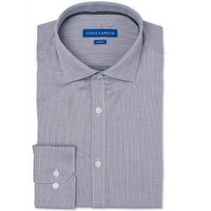 Vince Camuto Mens Mini Diamond Button Down Dress Shirt - 1 of 1