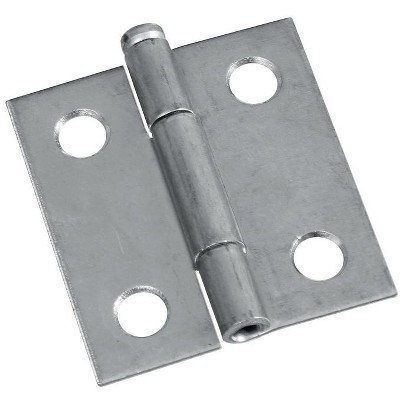 National Hardware 1-1/2 in. L Zinc-Plated Door Hinge 1 pk