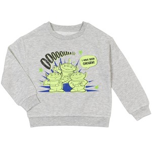 Disney Pixar Toy Story Nightmare Before Christmas Buzz Lightyear Woody Fleece Sweatshirt Toddler  - 1 of 4