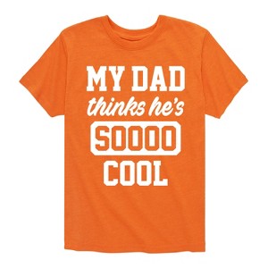 Boys' - Instant Message - Cool Dad He Thinks Short Sleeve Graphic T-Shirt - 1 of 4
