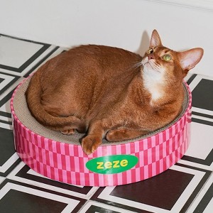 ZEZE Cat Scratcher Lounge - 1 of 4