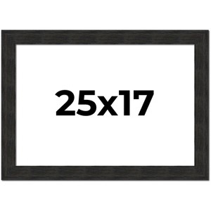 PosterPalooza | Contemporary Black Picture Frame - UV Acrylic, Backing Board, Hanging Hardware Included - 1 of 4