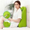 RacxilyMulti-Functional Bed Pillow with 40° Tilt, Ergonomic Spinal Posture Support Fit Body Curves,Memory Foam, ,Removable Washable Cover. - 4 of 4