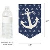 Big Dot of Happiness Ahoy - Nautical - Birthday Party Bunting Banner - Anchor Party Decorations - Happy Birthday - image 2 of 4