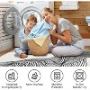 Modern Abstract Rug – Foldable Washable Low-Pile Soft Carpet, Non-Shedding Non-Slip Floor Rug for Home, Office, Hotel - 3 of 4