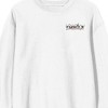 Gunhild Old Man Riding Black Horse Crew Neck Long Sleeve White Adult Sweatshirt - 3 of 4