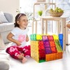 PICASSO-TILES 28 PC  Magnetic Tiles, Magnetic Building Blocks for Kids, Magnet for Kids 3+ - 2 of 4