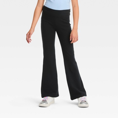 Girls' Knit Flare Leggings - Art Class™ Black Xs : Target