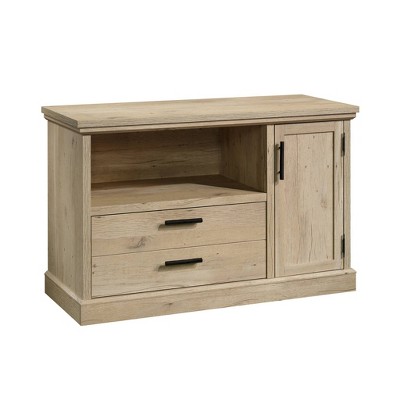 Aspen PostLateral File Cabinet Credenza Prime Oak - Sauder: Home Office Furniture with Adjustable Shelf