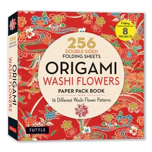 Origami Washi Flowers Paper Pack Book - by  Tuttle Studio (Paperback) - 1 of 1