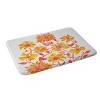 34"x21" Cat Coquillette Sunflower Watercolor Fiery Palette Memory Foam Bath Rug Orange - Deny Designs - 2 of 3